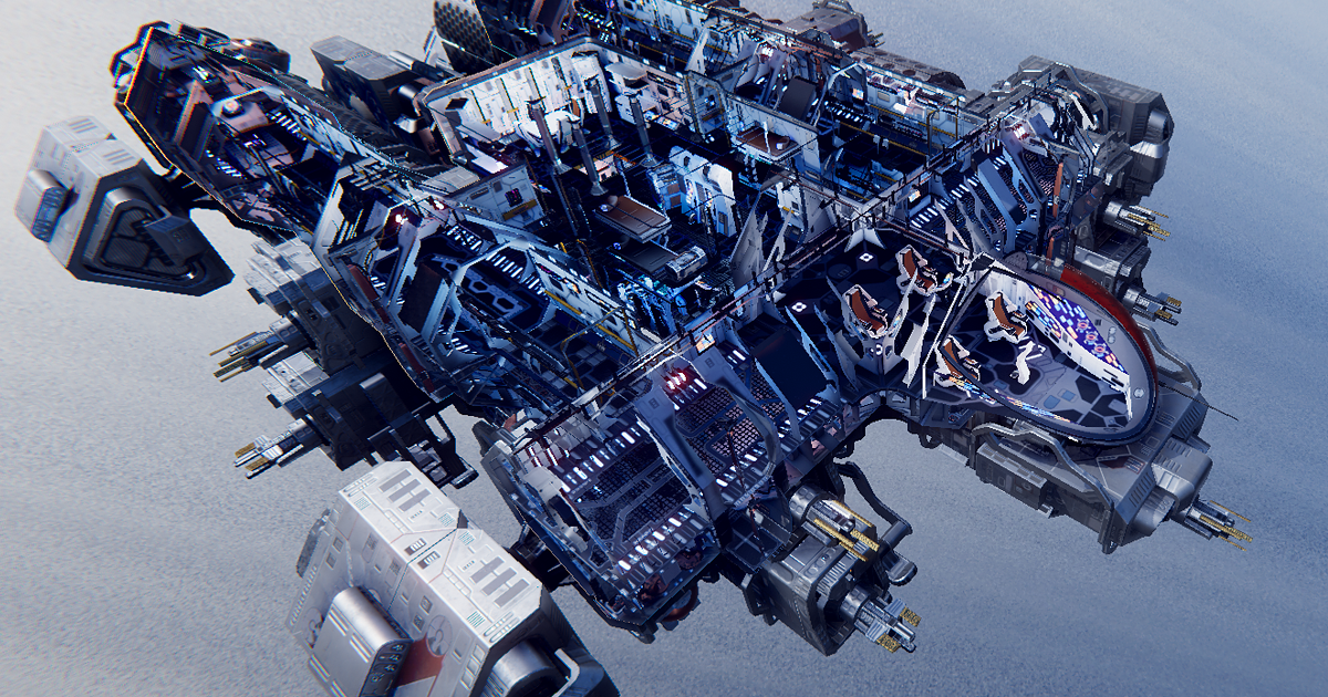 Space Shuttle Unity Sci-Fi Heavy Station Set SHUTTLE-6 | 3D Space | Unity Asset Store