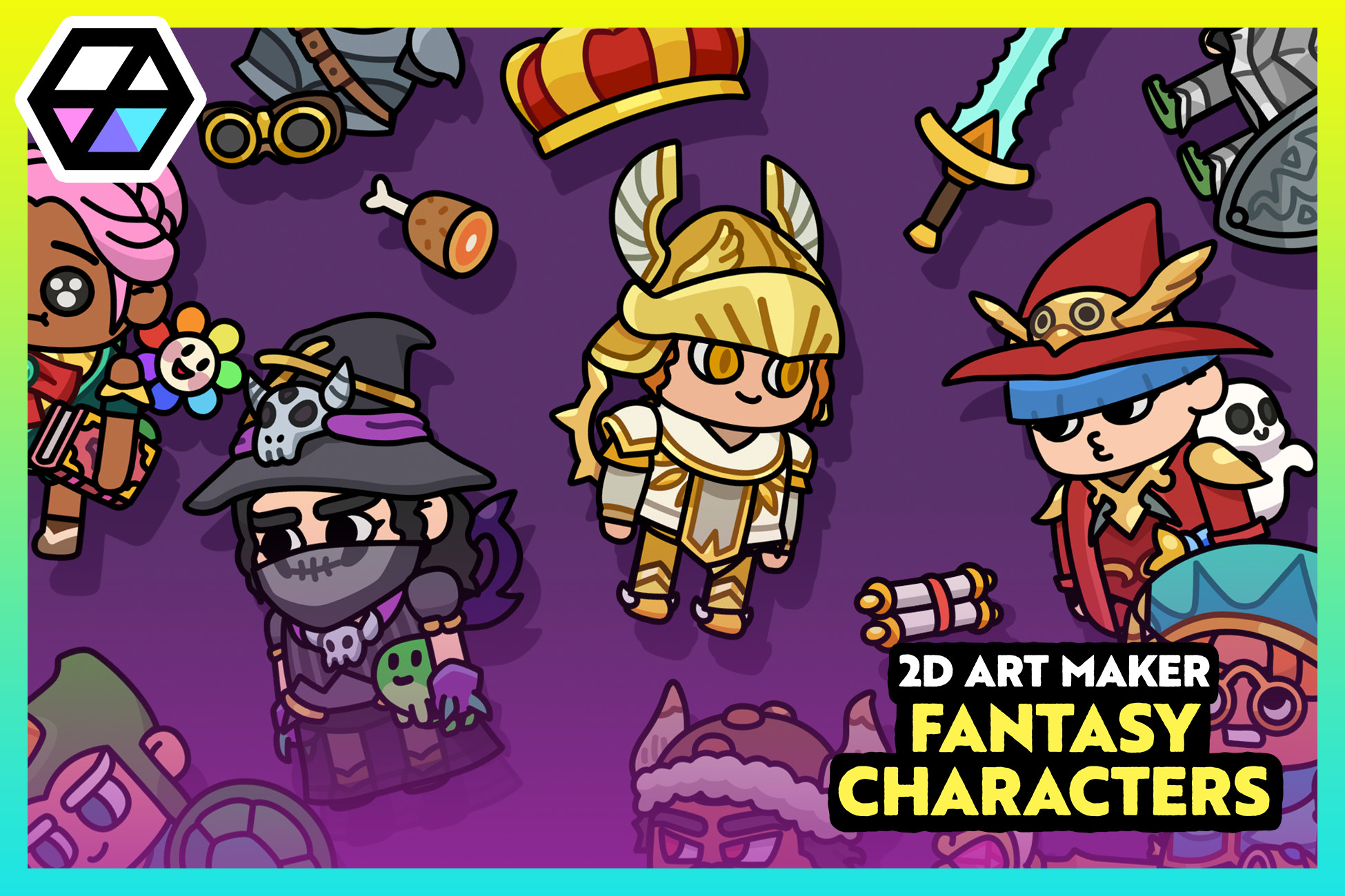 2D Art Maker - Fantasy Characters