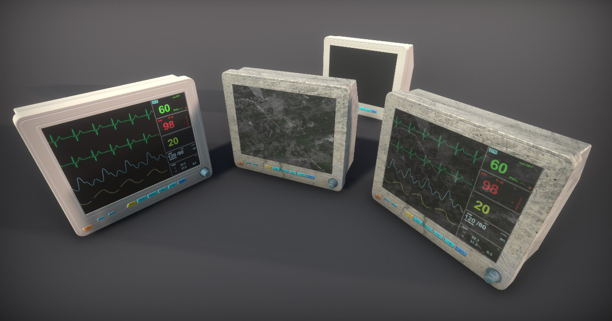 ECG low-poly(PC, Mobile & AR) | 3D Electronics | Unity Asset Store