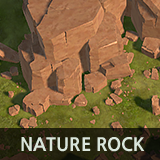 LowPoly Nature Rock