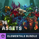 Stylized Fantasy Elementals Bundle