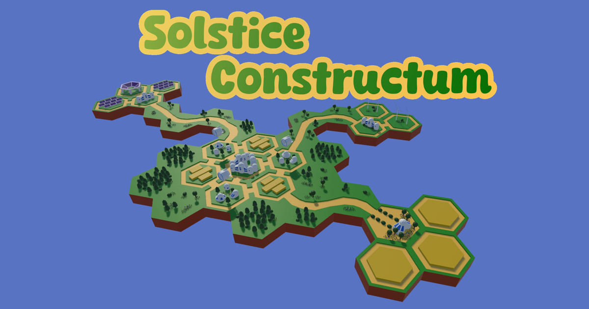 Solstice Constructum - 3D Low-Poly SolarPunk Hex-Based City Builder ...