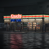 Modular Convenience Store With Products
