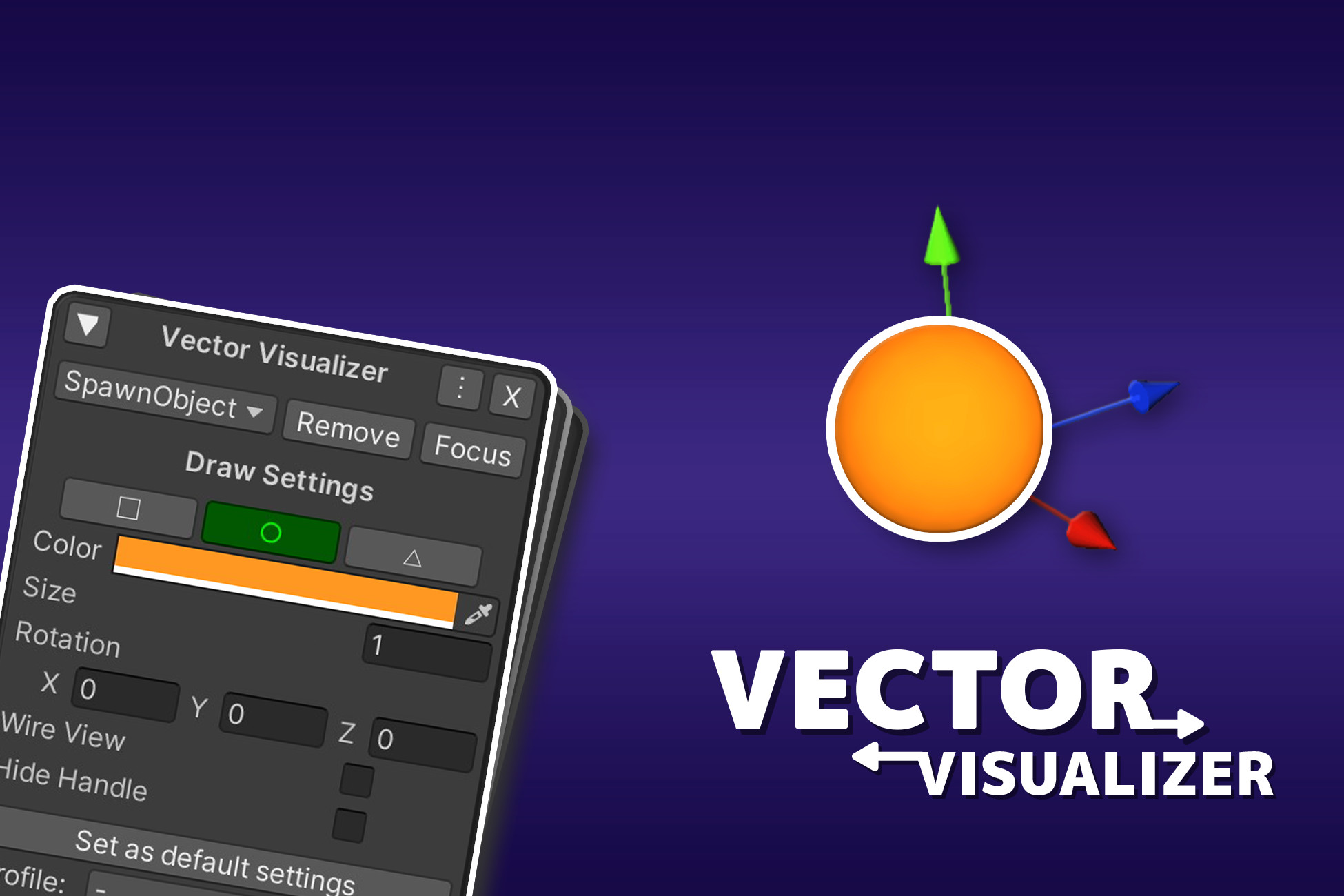 Unity Visualization Tool Vector Visualizer | Utilities Tools | Unity Asset Store