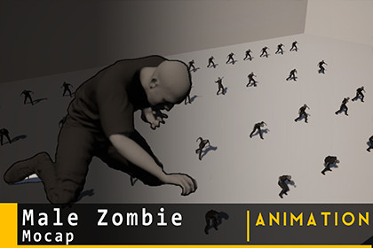 Male Mocap Zombie Animation