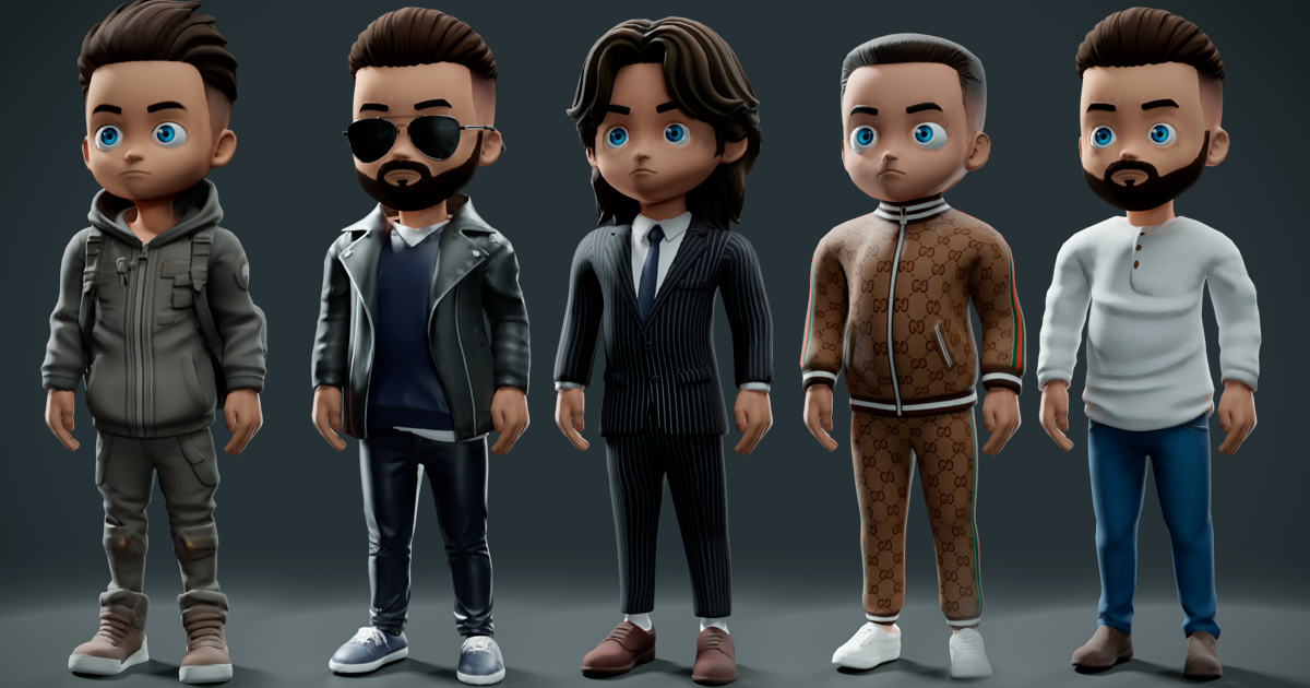 Unity Chan Chibi Modular Chibi Boy | Characters | Unity Asset Store