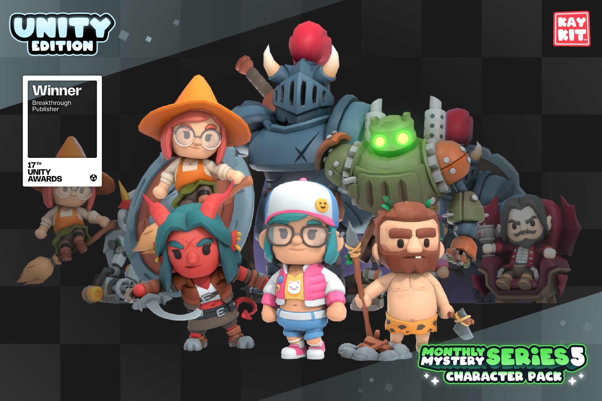 Capusle Character Unity KayKit - Mystery Series 5 (for Unity) | 3D Characters | Unity Asset Store