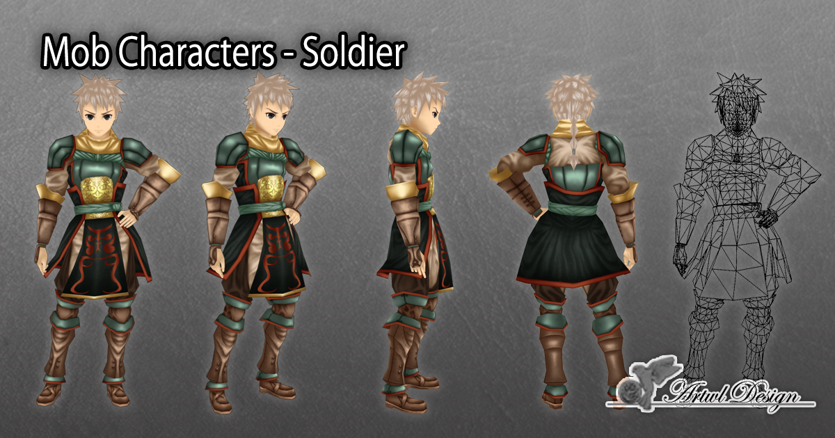 MobCharacters-Soldier | 3D Characters | Unity Asset Store