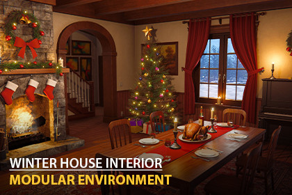 Winter House Interior
