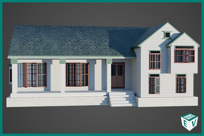 House 01 Ranch URP and HDRP Textures