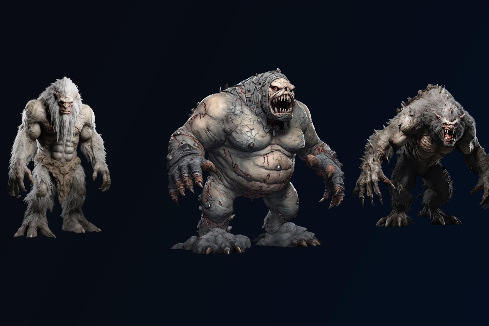 NHC - Mythological Monsters | 2D Icons | Unity Asset Store
