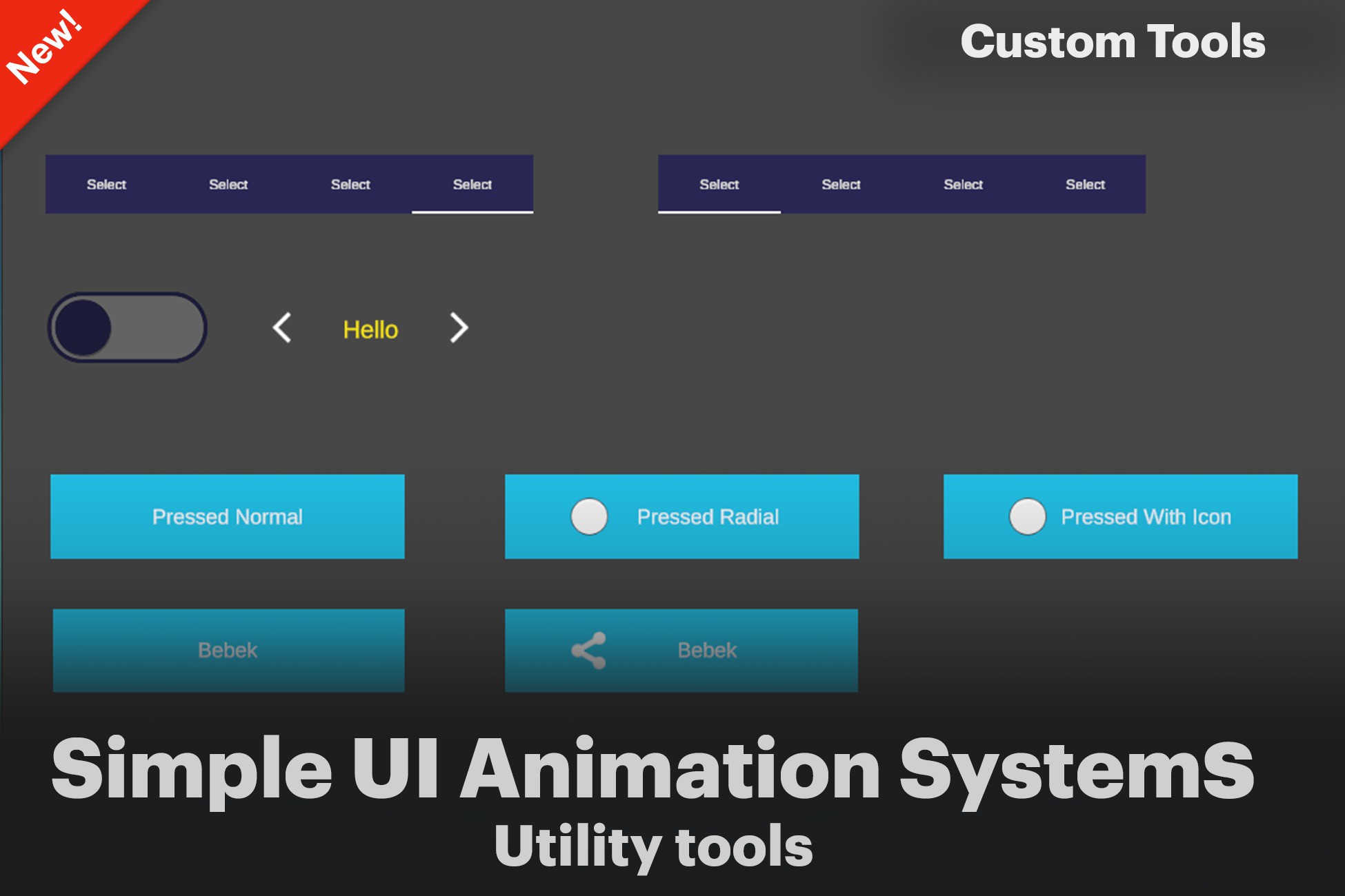 Simple UI Animation System | 2D GUI | Unity Asset Store