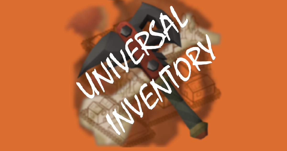 Universal Inventory System | GUI Tools | Unity Asset Store