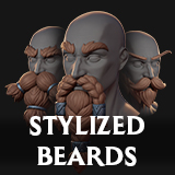 Stylized Beards Pack