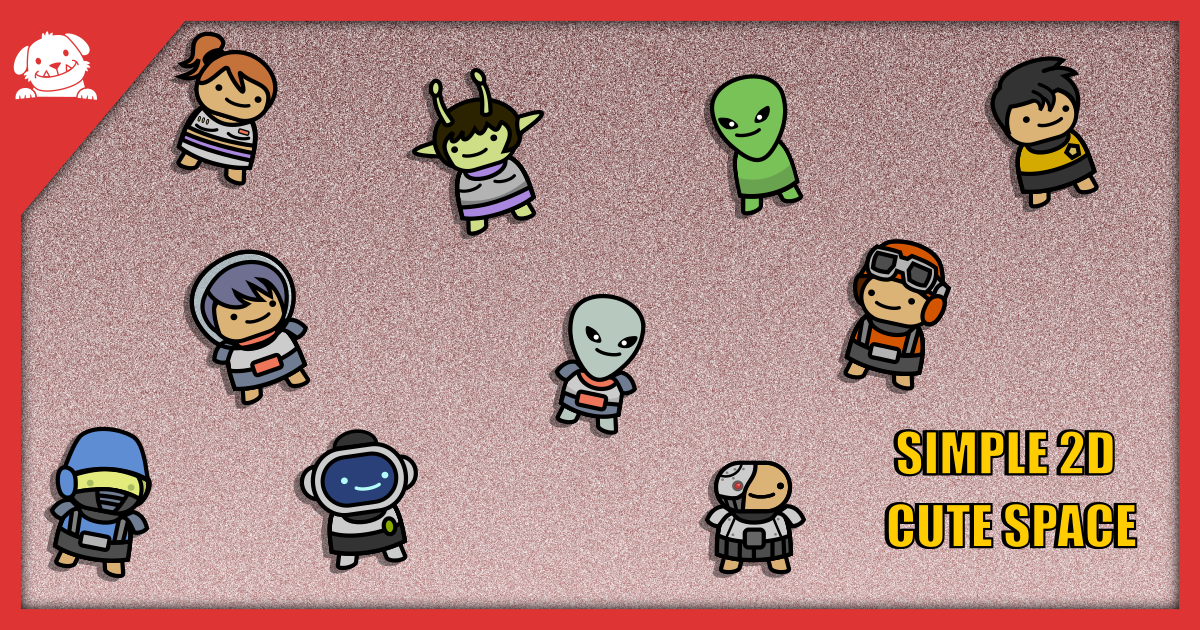Simple Cute 2D Space Pack