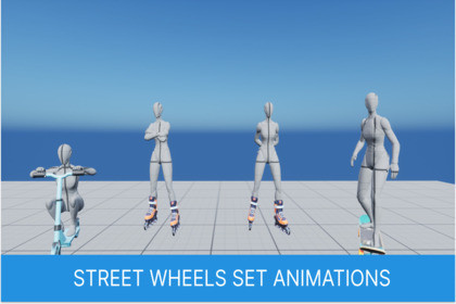 Street Wheels Animations Bundle