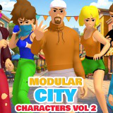 Stylized City Characters Vol 2