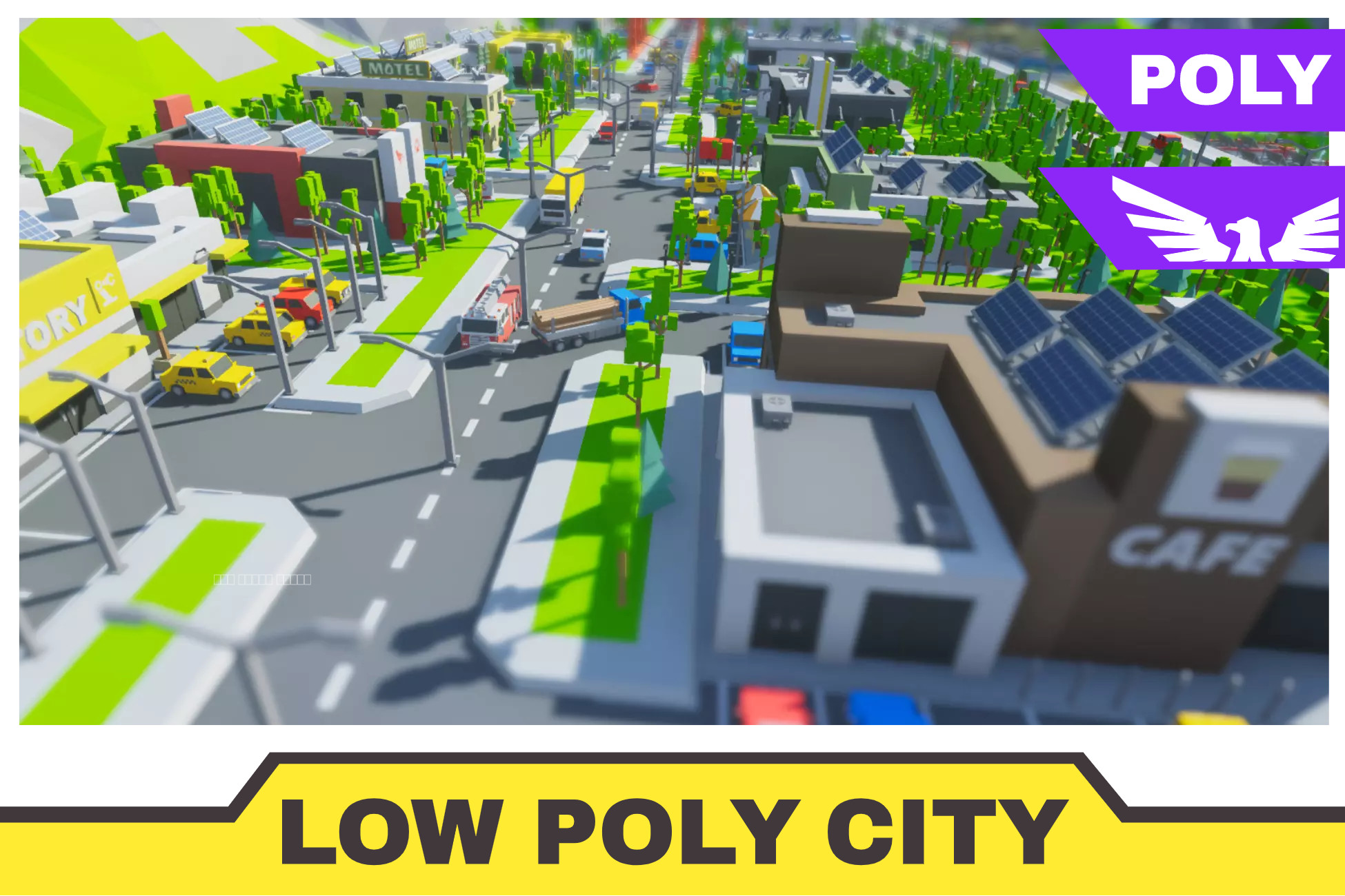 Loow Poly Unity LOW POLY CITY (modular) | 3D Environments | Unity Asset Store