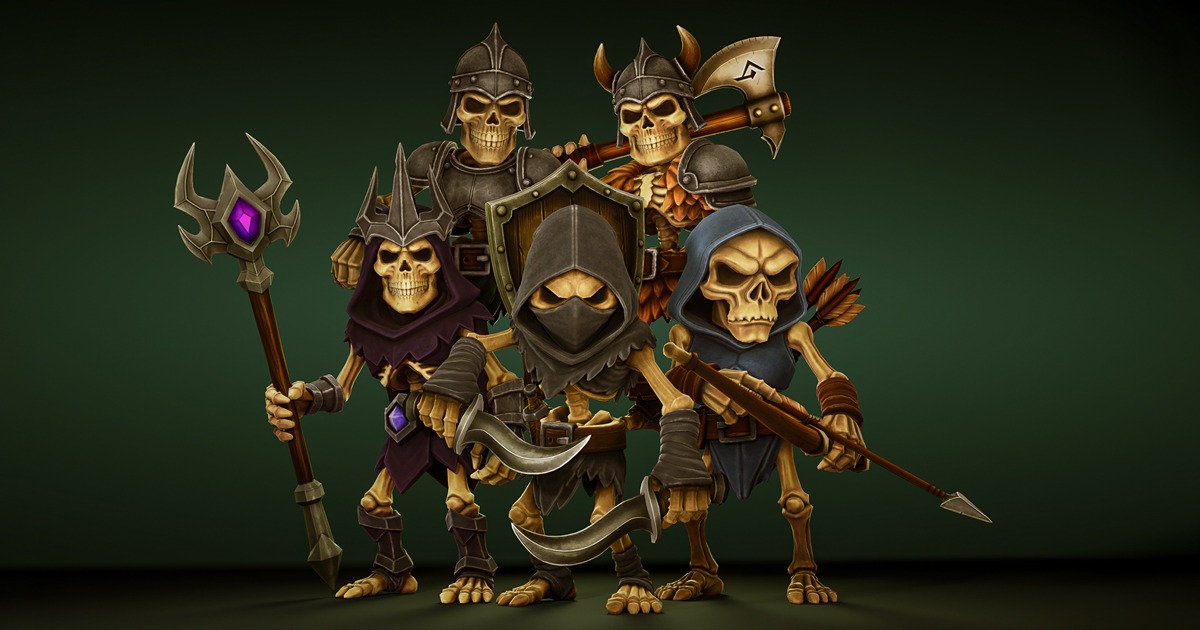Skeleton_Pack. | Characters | Unity Asset Store