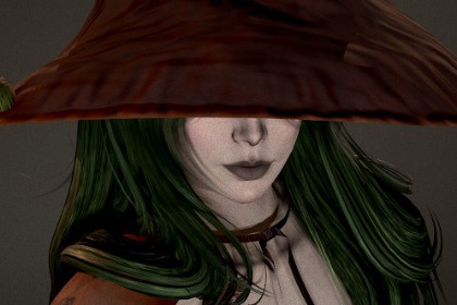 Witch 3D Character