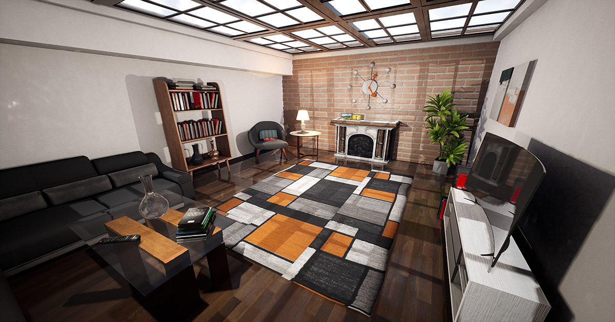 Modern Living Room / 36+ Assets | 3D Props | Unity Asset Store