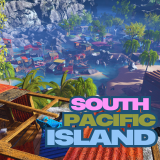 South Pacific Island - Map