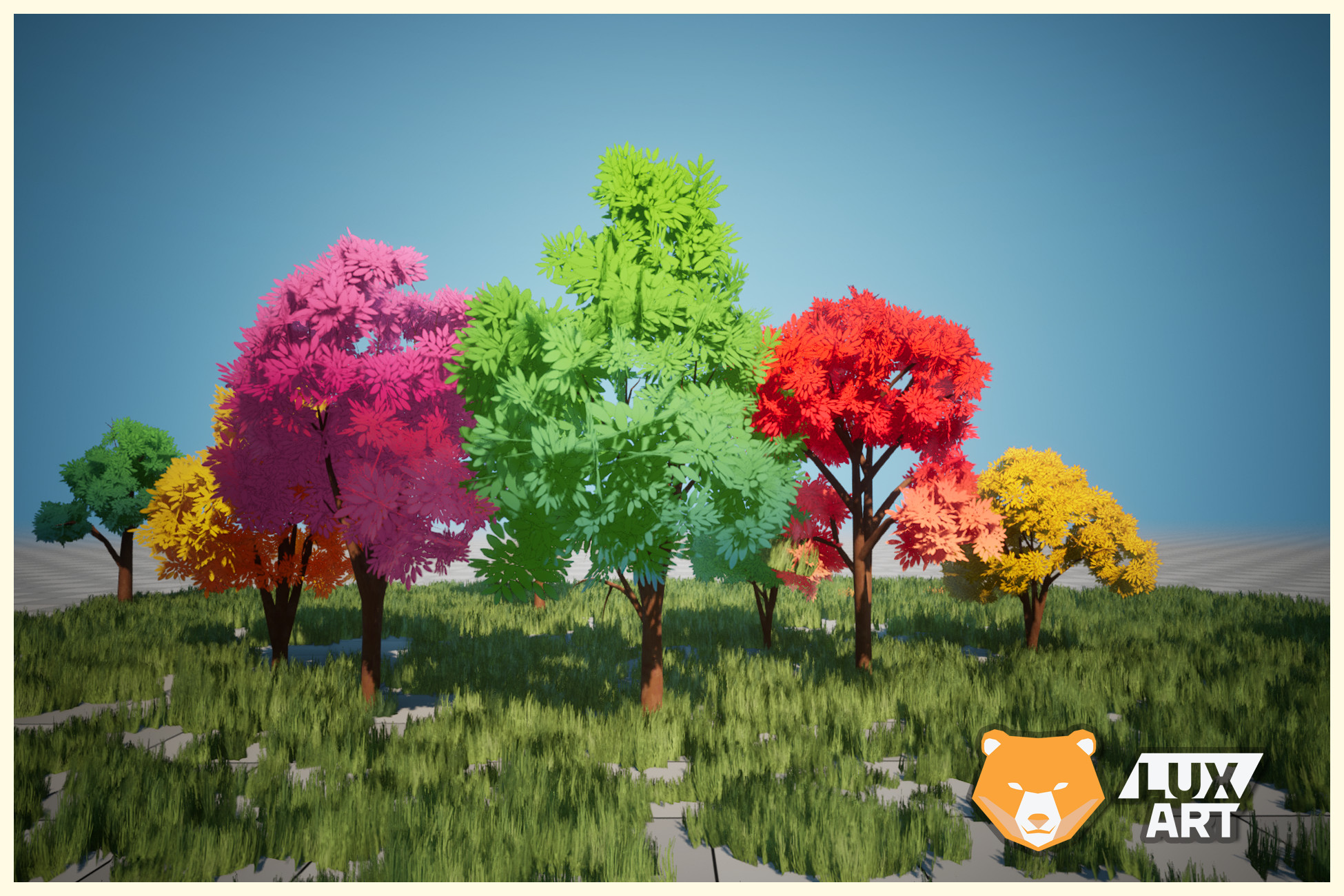 Landscape Design Example Unity Vegetation Stylized Kit | 3D Landscapes | Unity Asset Store