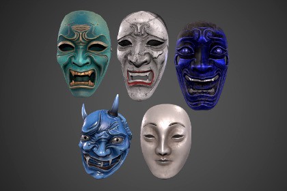 Japanese Mask Pack 2