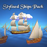 Stylized Sailing Ships Pack