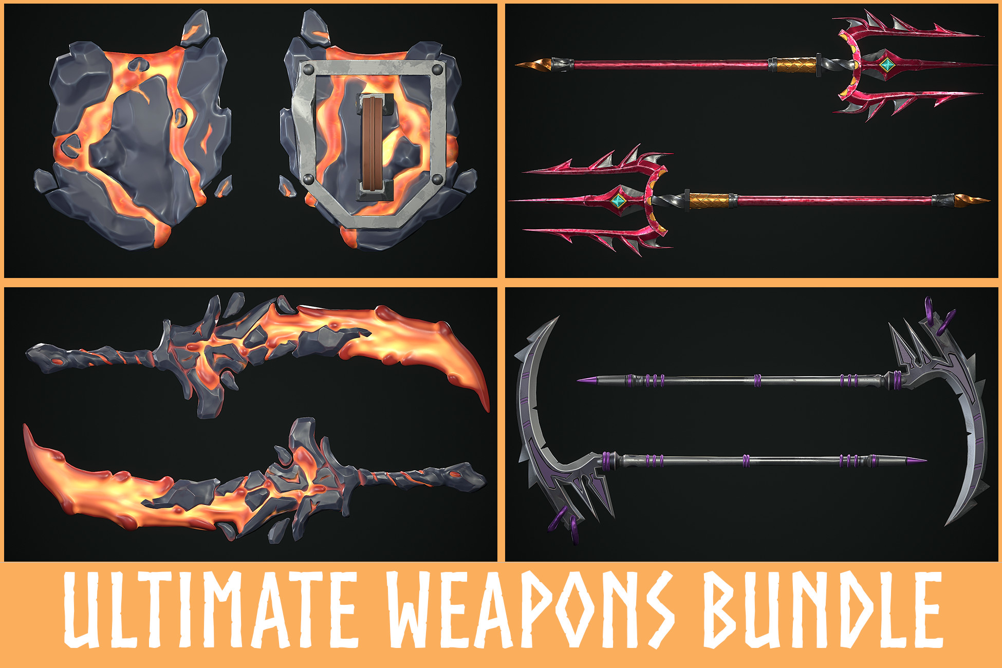 Ultimate Weapons Bundle - Weapons - Weapon - Stylized Weapons | 3D ...
