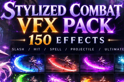 Stylized Combat VFX - 150 Effects