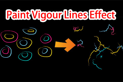 Paint Vigour Lines Effect By maything