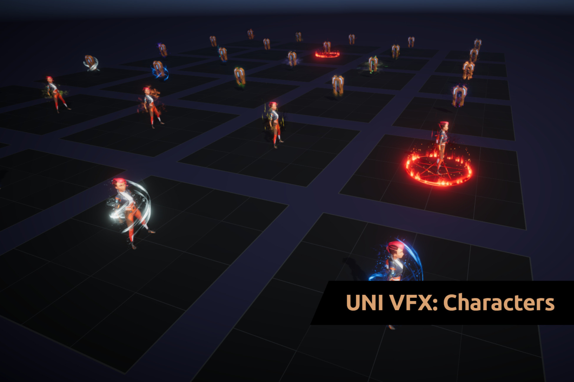 UNI VFX: Characters & Artifacts for Visual Effect Graph | VFX Particles ...