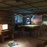 Board Game Room Interior