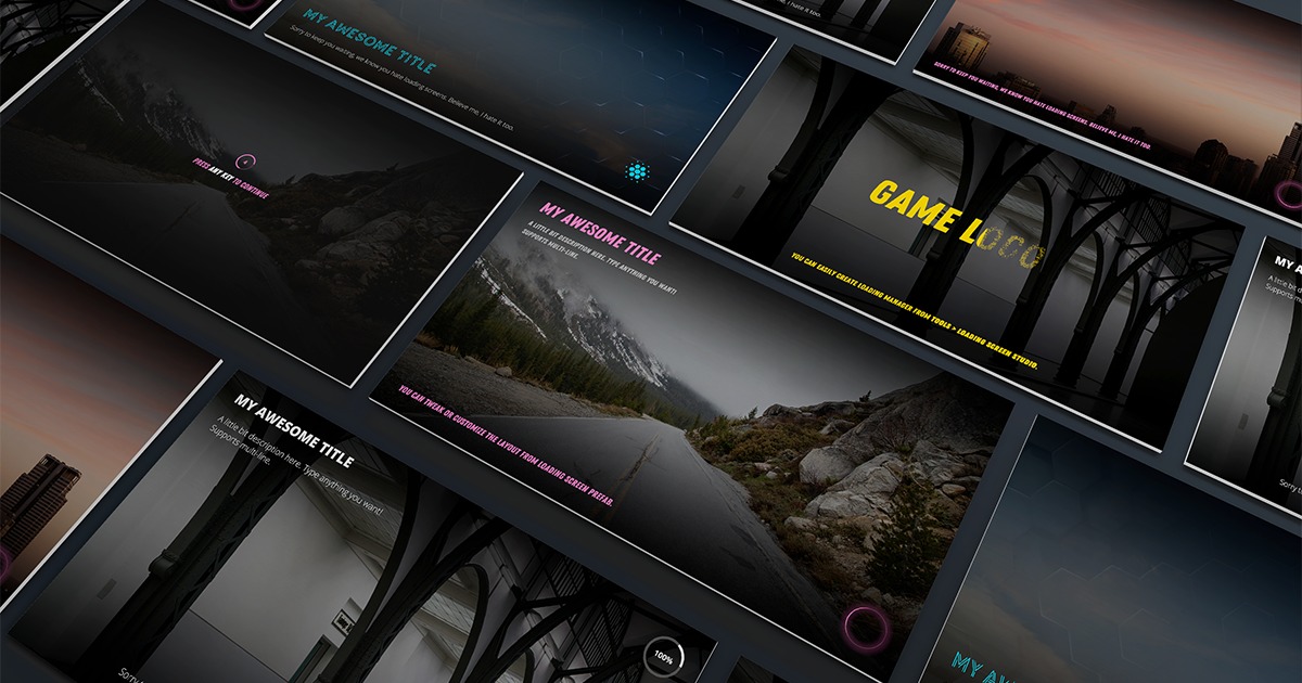 Loading Screen Studio | 2D GUI | Unity Asset Store