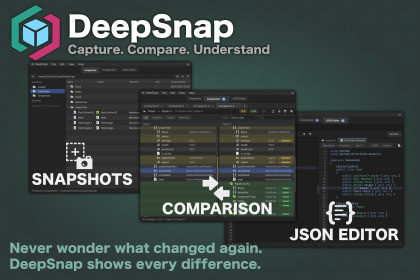 DeepSnap - Object Snapshot, State Comparison, JSON Editor