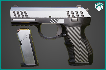 Pistol 04 URP HDRP Textures