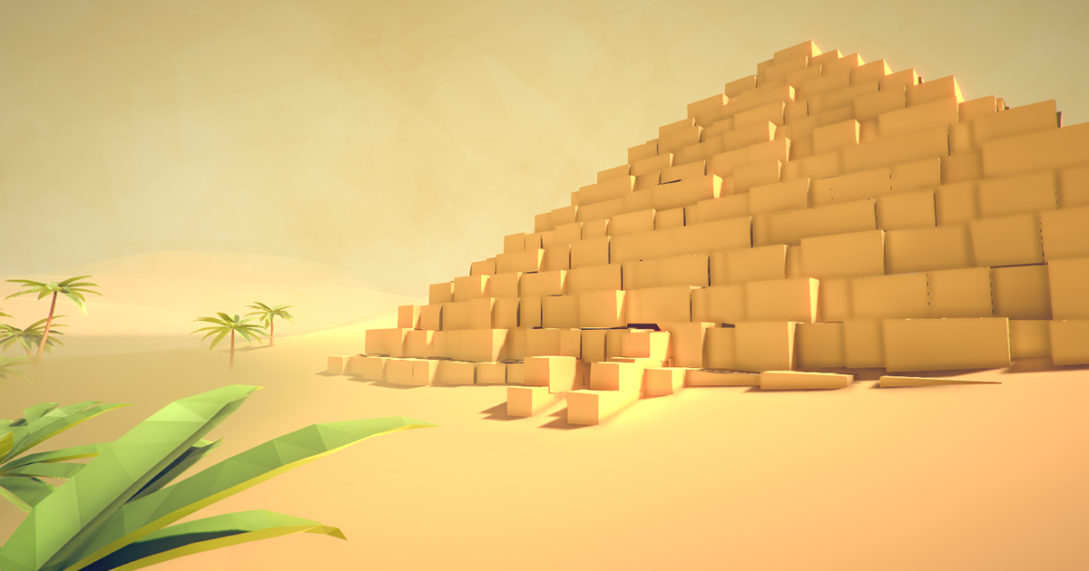 Low-Poly Pyramids | 3D Historic | Unity Asset Store