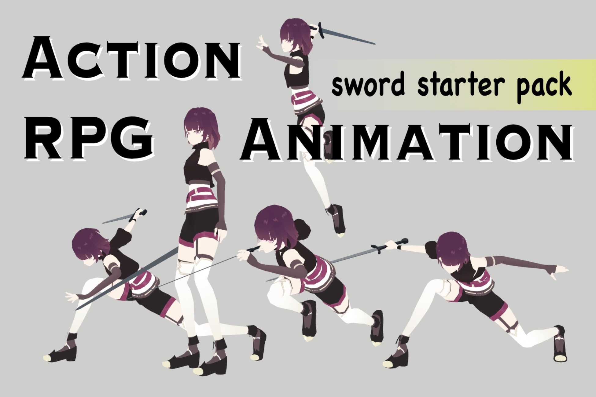 RPG Action Animation ~swordStarterPack~ by Moribito