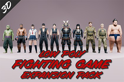 Low Poly Fighter Expansion Pack