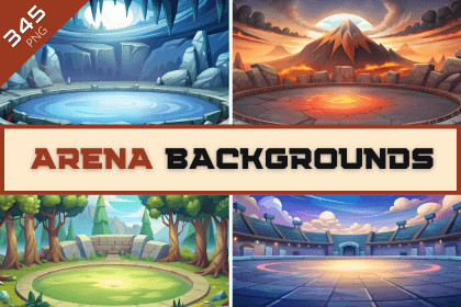 2D Battle & RPG Environments – 345 Arena Backgrounds