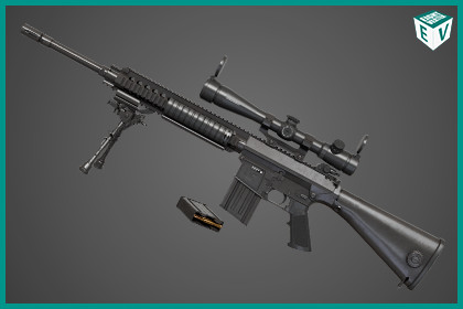 Sniper 07 Black Generic URP HDRP Textures