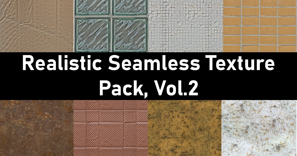 Unity Texture Seamless Pattern Realistic Seamless Urban Texture Pack, Vol.2 | 2D Textures & Materials ...
