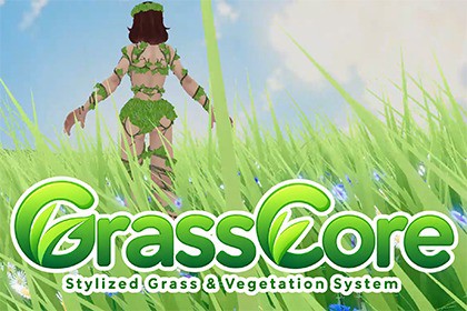 GrassCore - Stylized Grass & Vegetation System