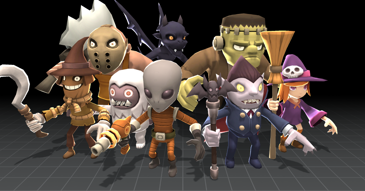Minions Series - Monsterset 06 | 3D 生物 | Unity Asset Store
