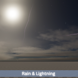 Rain System VFX 2D, 3D