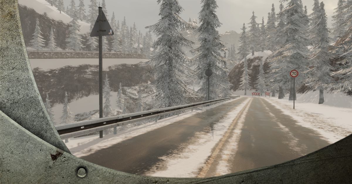 Unity Draw Snow Path Snowy Landscape - Racetrack | 3D Environments | Unity Asset Store