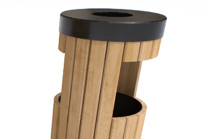 Park Trash Can 3
