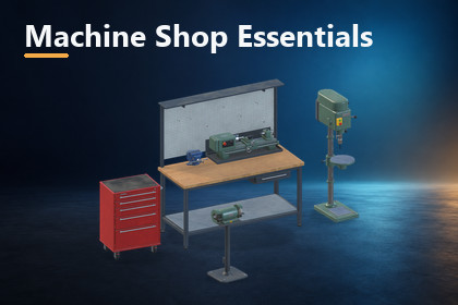 Machine Shop Essentials - 6 PBR Workshop Machines