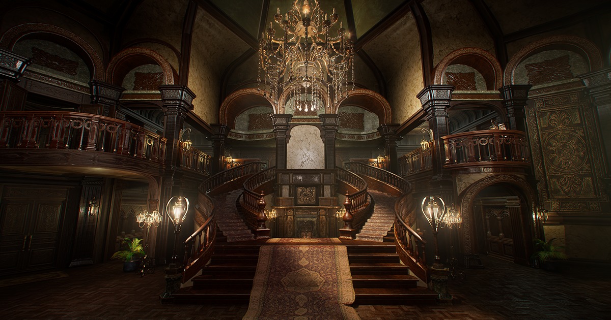 Victorian Grand Mansion Interior Environment Pack | 3D Environments ...